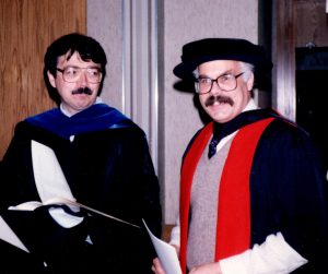 Steve Layman and Richard McClelland at Seattle Pacific University